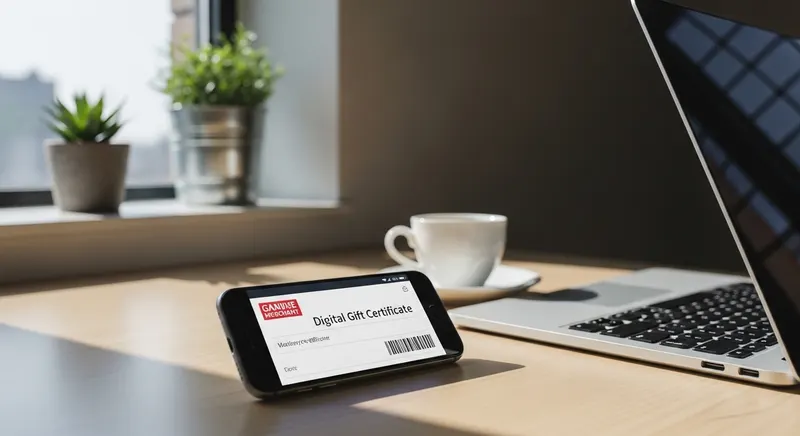 digital gift certificate - promotional merchandise